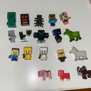 Authentic Minecraft mini figures